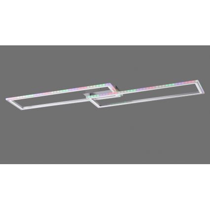 Leuchten Direkt 14635-55 - LED RGB Dimmable ceiling light FELIX LED/34,5W/230V + remote control