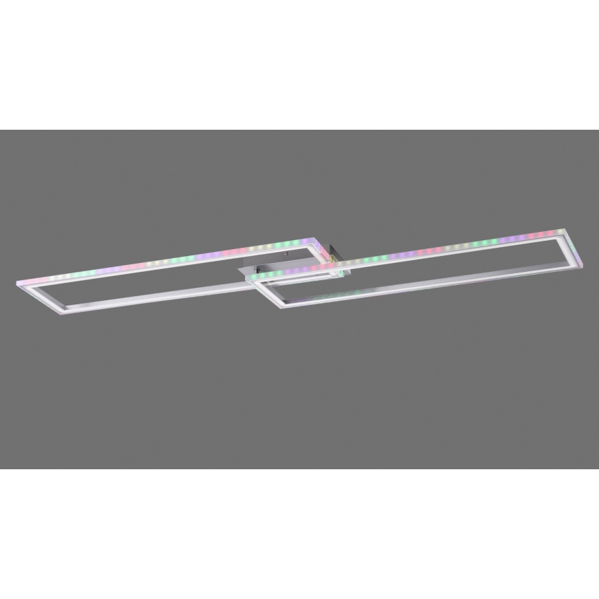Leuchten Direkt 14635-55 - LED RGB Dimmable ceiling light FELIX LED/34,5W/230V + remote control