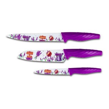 LEVANDULE 3-piece Kitchen Knife Set, Purple