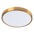 LIBRA LED Ceiling Light, 15W, 230V, 4000K (neutral white), Ø 29 cm, Gold finish