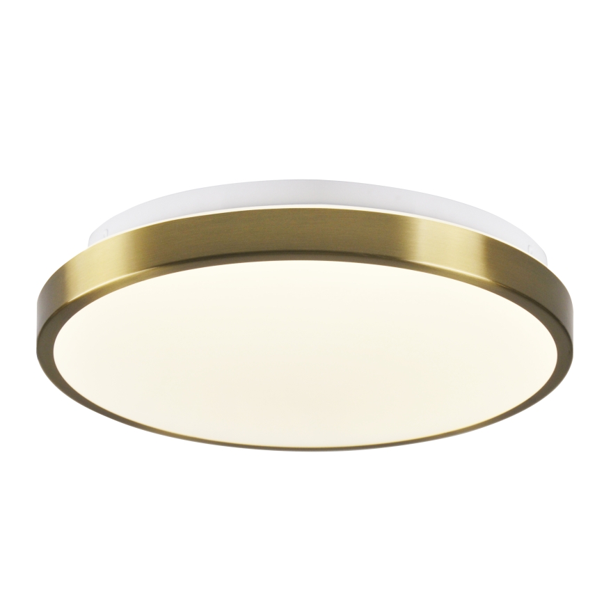 LIBRA LED Ceiling Light, 15W, 230V, 4000K (neutral white), Ø 29 cm, Gold finish