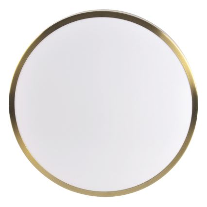 LIBRA LED Ceiling Light, 15W, 230V, 4000K (neutral white), Ø 29 cm, Gold finish