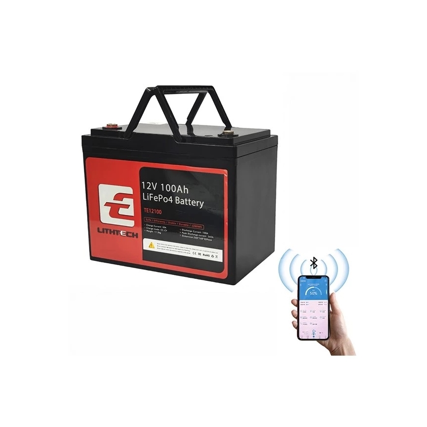 LiFePO4 12.8V/100Ah Battery