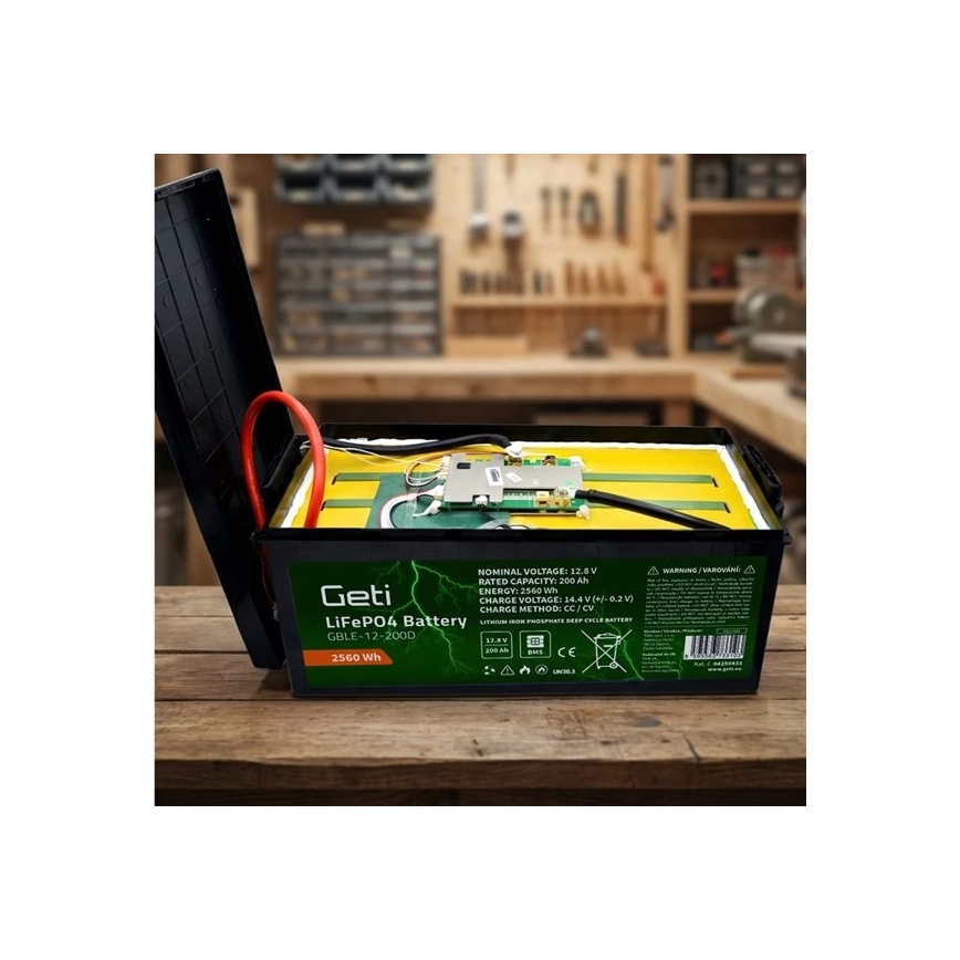 LiFePO4 Battery 12.8V/200Ah