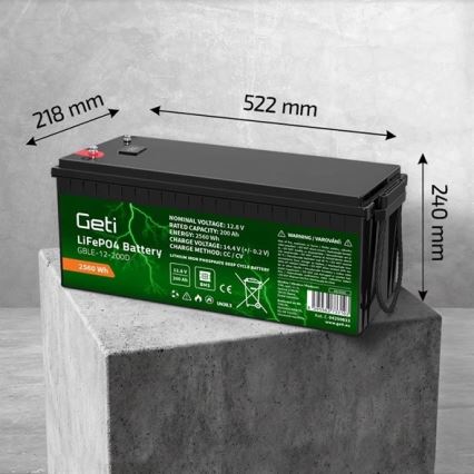 LiFePO4 Battery 12.8V/200Ah