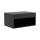 LIGNE Bedside Table 50x35 cm Black