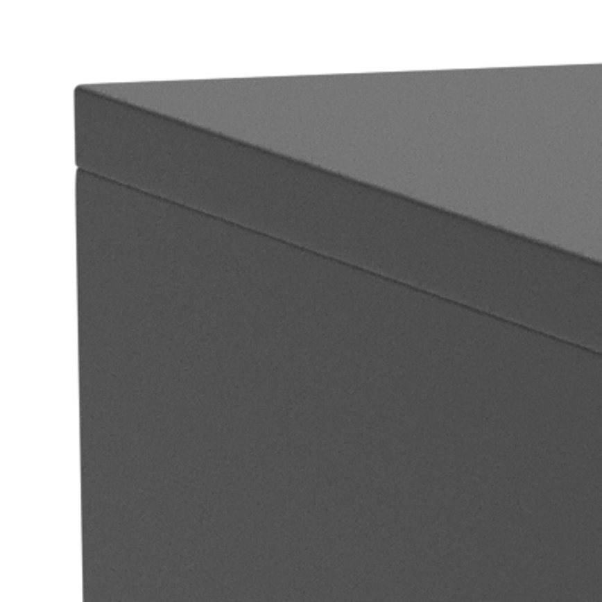 LIGNE Bedside Table 50x35 cm Black