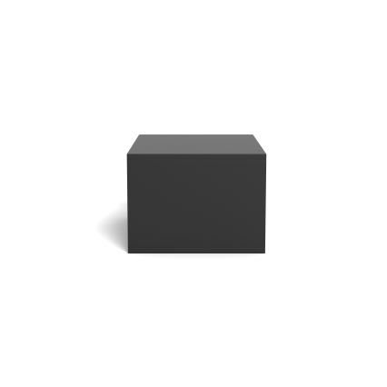 LIGNE Bedside Table 50x35 cm Black