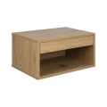 LIGNE Bedside Table 50x35 cm, Oak
