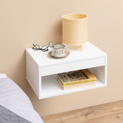 LIGNE Nightstand 50x35 cm, White