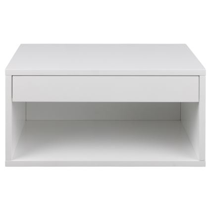 LIGNE Nightstand 50x35 cm, White