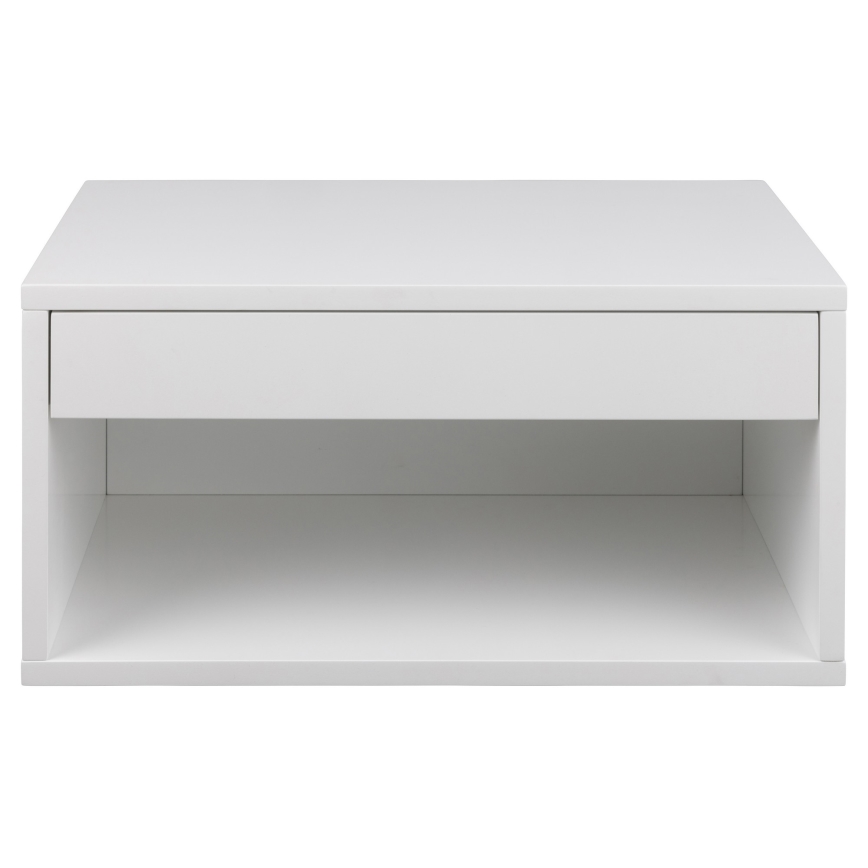 LIGNE Nightstand 50x35 cm, White