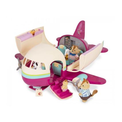 Li'l Woodzeez - Playset airplane with accessories