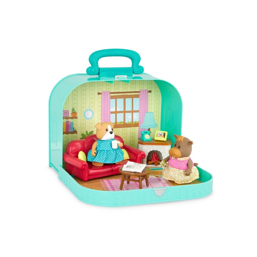 Li'l Woodzeez - Set in a case living room