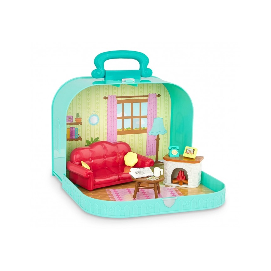 Li'l Woodzeez - Set in a case living room