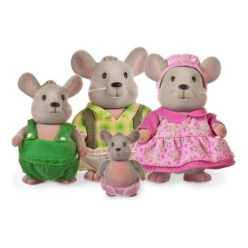 Li'l Woodzeez - Set of figures HANDYDANDY mouse family
