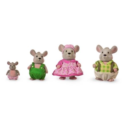 Li'l Woodzeez - Set of figures HANDYDANDY mouse family