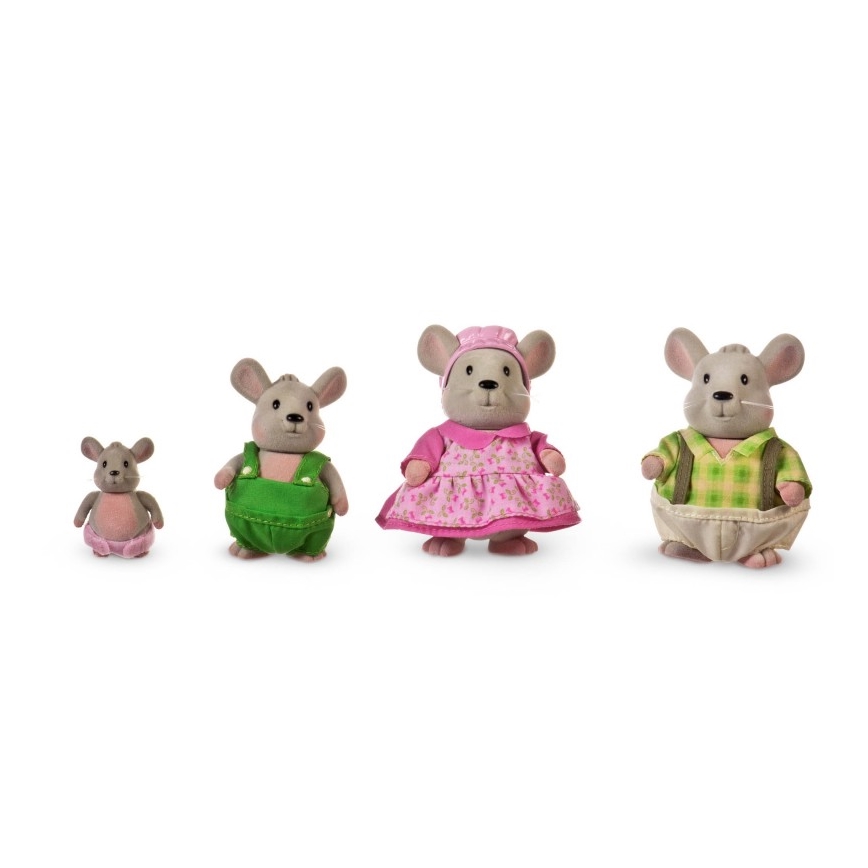 Li'l Woodzeez - Set of figures HANDYDANDY mouse family