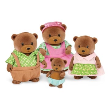 Li'l Woodzeez - Set of figures HEALTHNUGGLE bear family