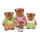Li'l Woodzeez - Set of figures HEALTHNUGGLE bear family