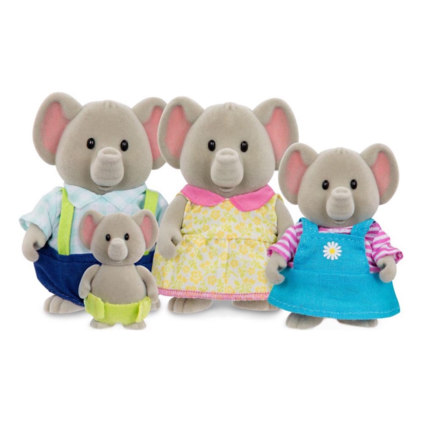 Li'l Woodzeez - Set of figures OLIPHANT elephant family