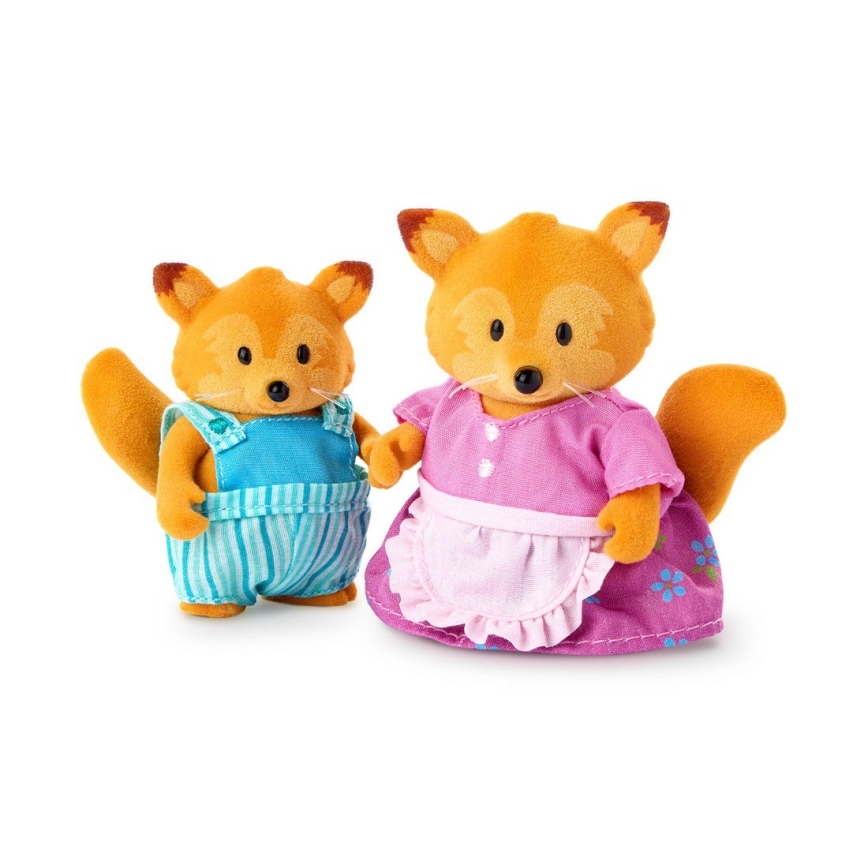 Li'l Woodzeez - Set of figures TIPPYTAIL fox family