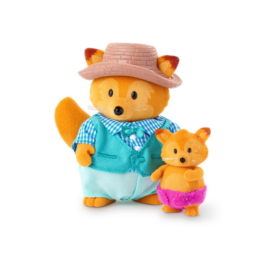 Li'l Woodzeez - Set of figures TIPPYTAIL fox family