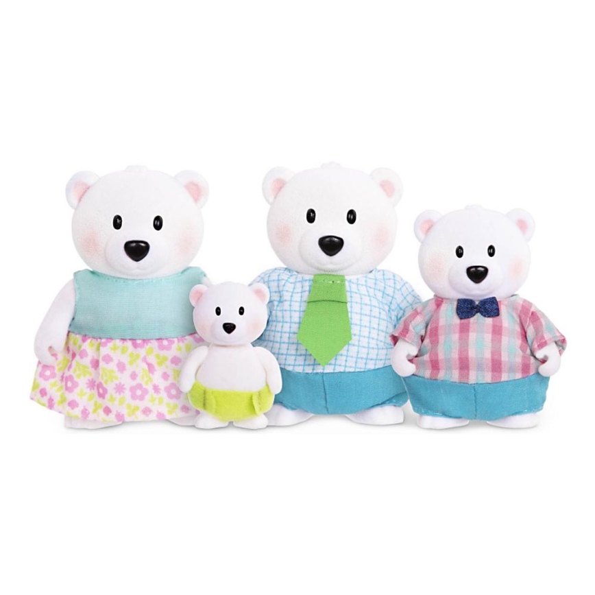 Li'l Woodzeez - Set of figures VAN NORTH polar bear family