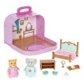 Li'l Woodzeez - Suitcase playset bedroom