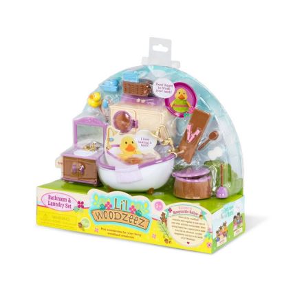 Li'l Woodzeez - Toy set bathroom furniture
