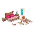 Li'l Woodzeez - Toy set bedroom and dining room furniture