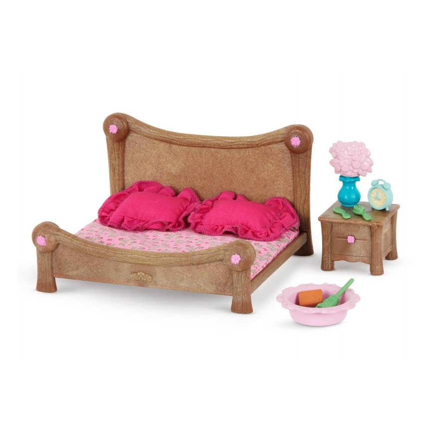 Li'l Woodzeez - Toy set bedroom and dining room furniture