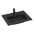 LILLESNAD Recessed Washbasin 61 x 46 cm, Ceramic/Black