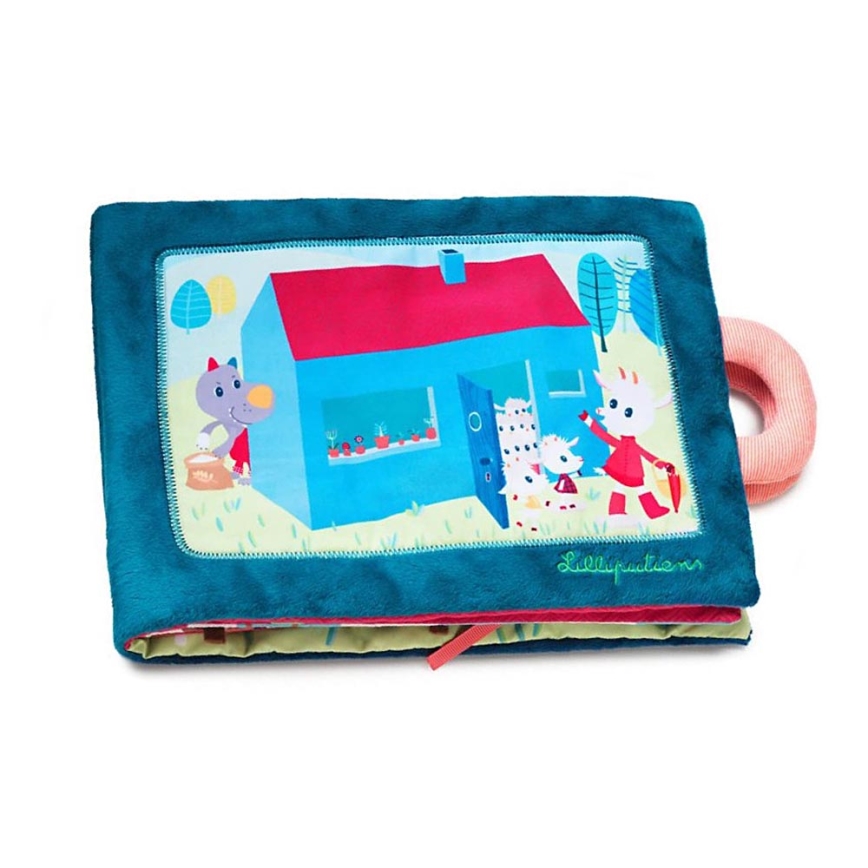 Lilliputiens - Children's textile book Naughty baby goats