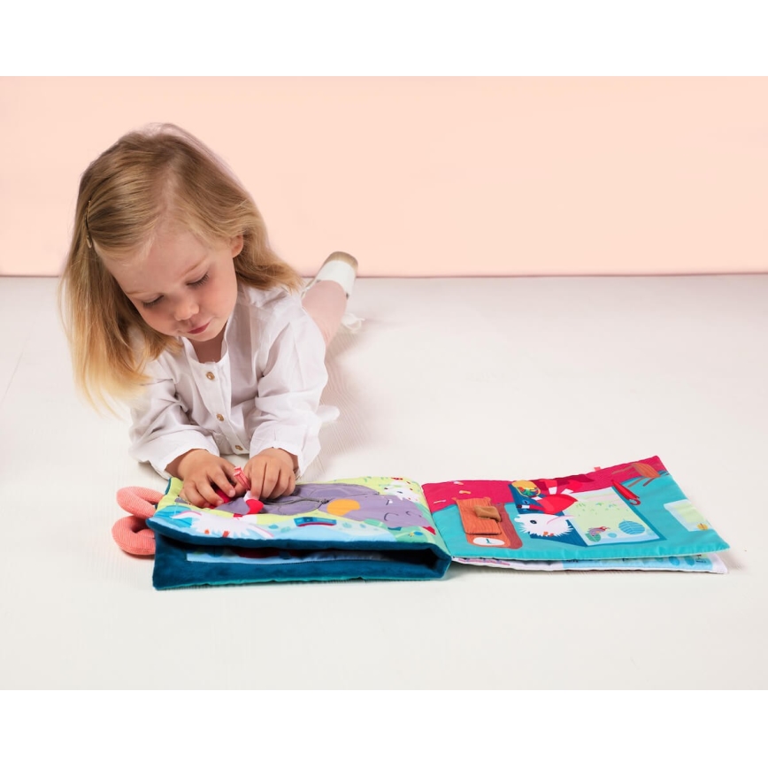 Lilliputiens - Children's textile book Naughty baby goats