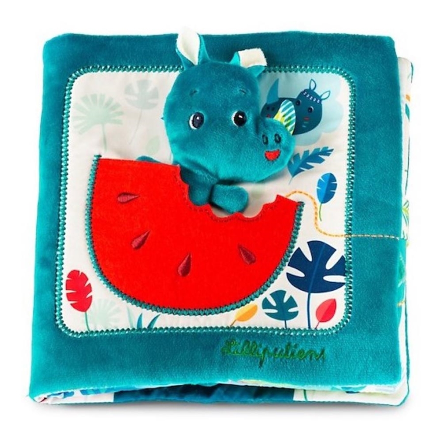 Lilliputiens - Children's textile book rhinoceros Marius