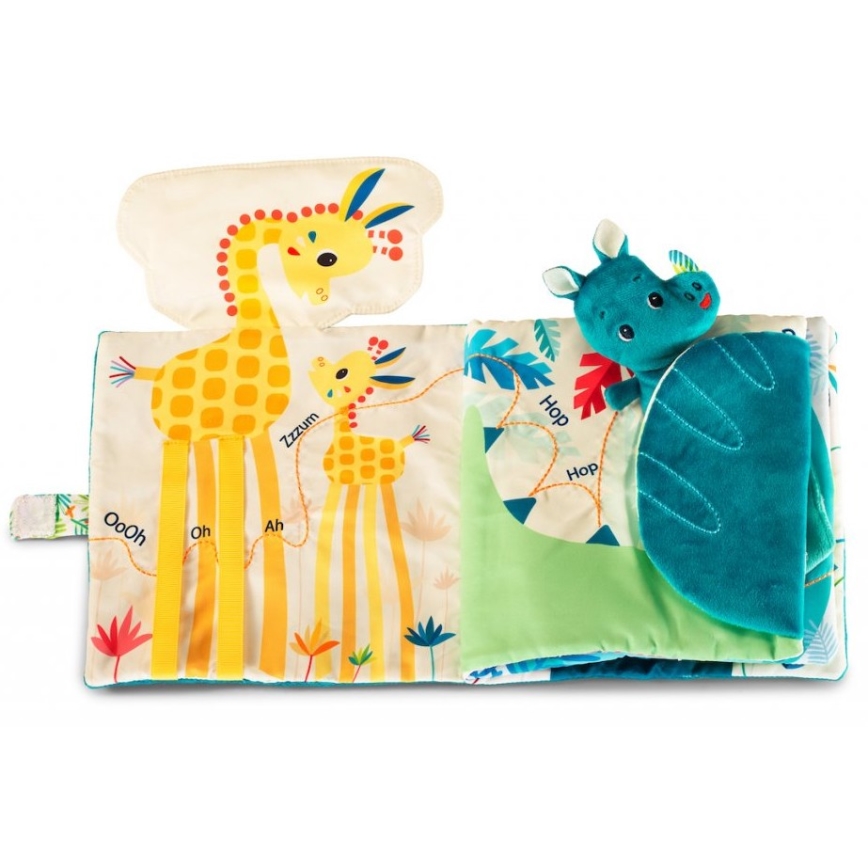 Lilliputiens - Children's textile book rhinoceros Marius