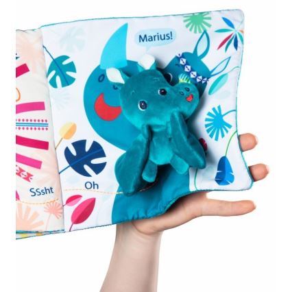 Lilliputiens - Children's textile book rhinoceros Marius