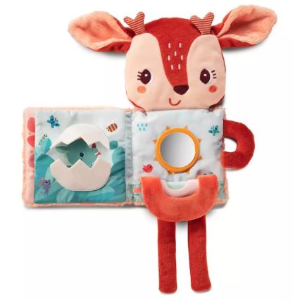 Lilliputiens - Children's textile glowing book deer Stella