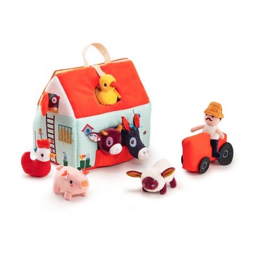 Lilliputiens - Plush set My first farm