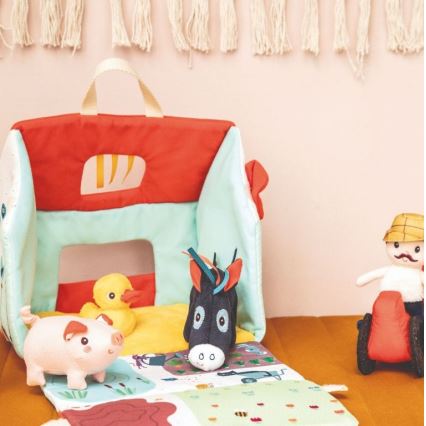 Lilliputiens - Plush set My first farm