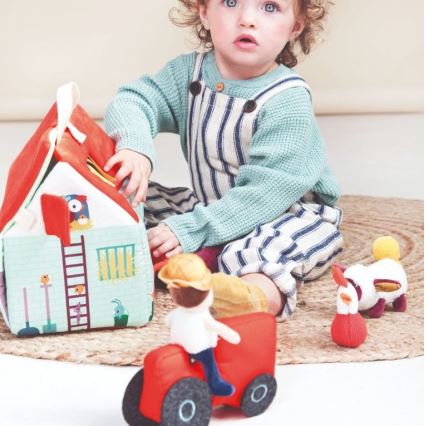Lilliputiens - Plush set My first farm