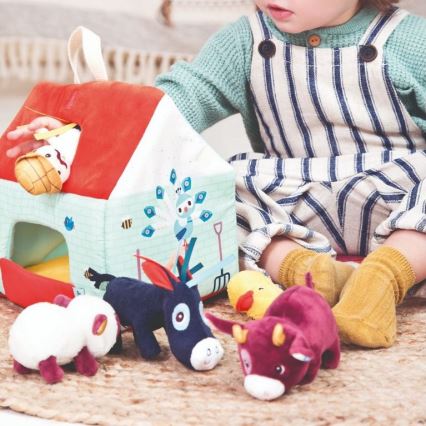 Lilliputiens - Plush set My first farm
