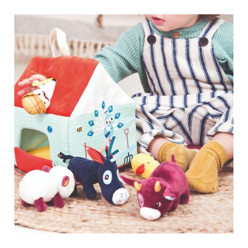 Lilliputiens - Plush set My first farm