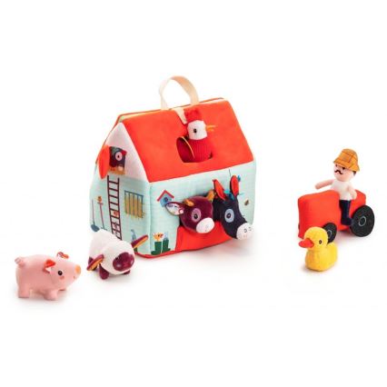 Lilliputiens - Plush set My first farm