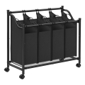 LINA Laundry Hamper, Black