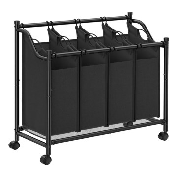 LINA Laundry Hamper, Black