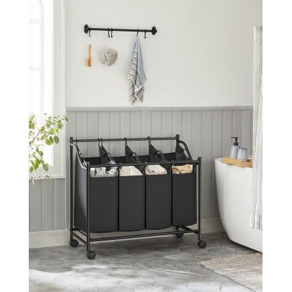 LINA Laundry Hamper, Black