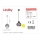 Lindby - Chandelier on a string FRANCES 1xE27/60W/230V