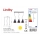 Lindby - Chandelier on a string IBU 3xE27/60W/230V
